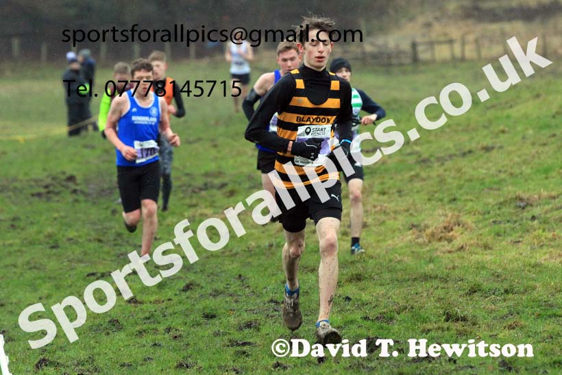 Mens under-17s 2022 North Eastern Harrier League, Thornley Farm, Peterlee, County Durham. Photo: David T. Hewitson/Sports for All Pics
